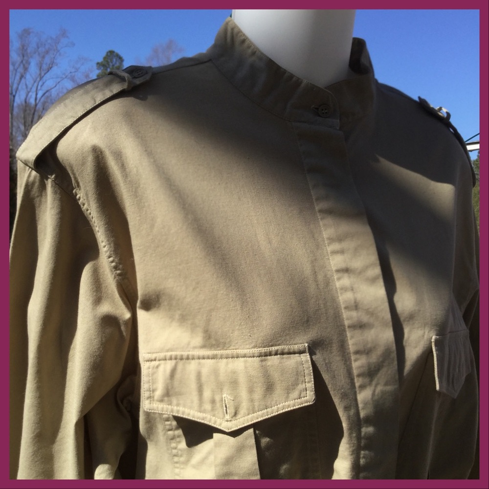 Dark Khaki Safari Shirt